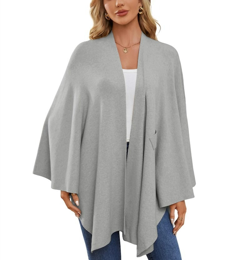 🔥Women's Elegant Shawl Wraps Soft Open Front Poncho Sweater(Buy 2 Free Shipping)