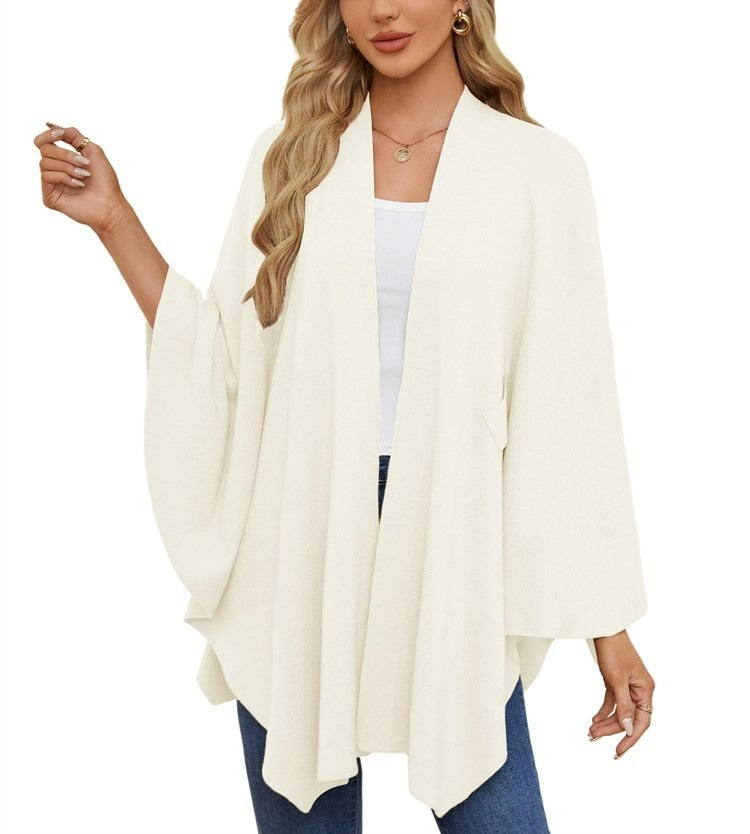🔥Women's Elegant Shawl Wraps Soft Open Front Poncho Sweater(Buy 2 Free Shipping)