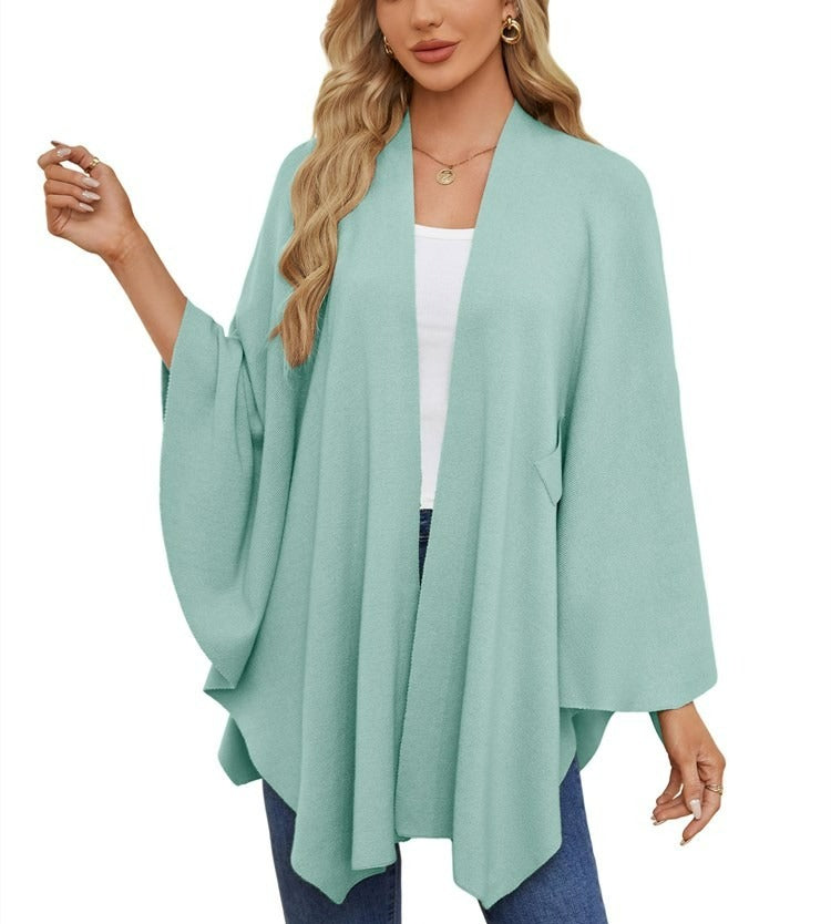 🔥Women's Elegant Shawl Wraps Soft Open Front Poncho Sweater(Buy 2 Free Shipping)