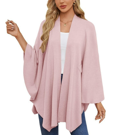 🔥Women's Elegant Shawl Wraps Soft Open Front Poncho Sweater(Buy 2 Free Shipping)