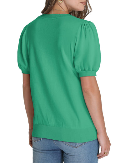 Women's Lightweight Puff Short Sleeve Sweater(Buy 2 Free Shipping)