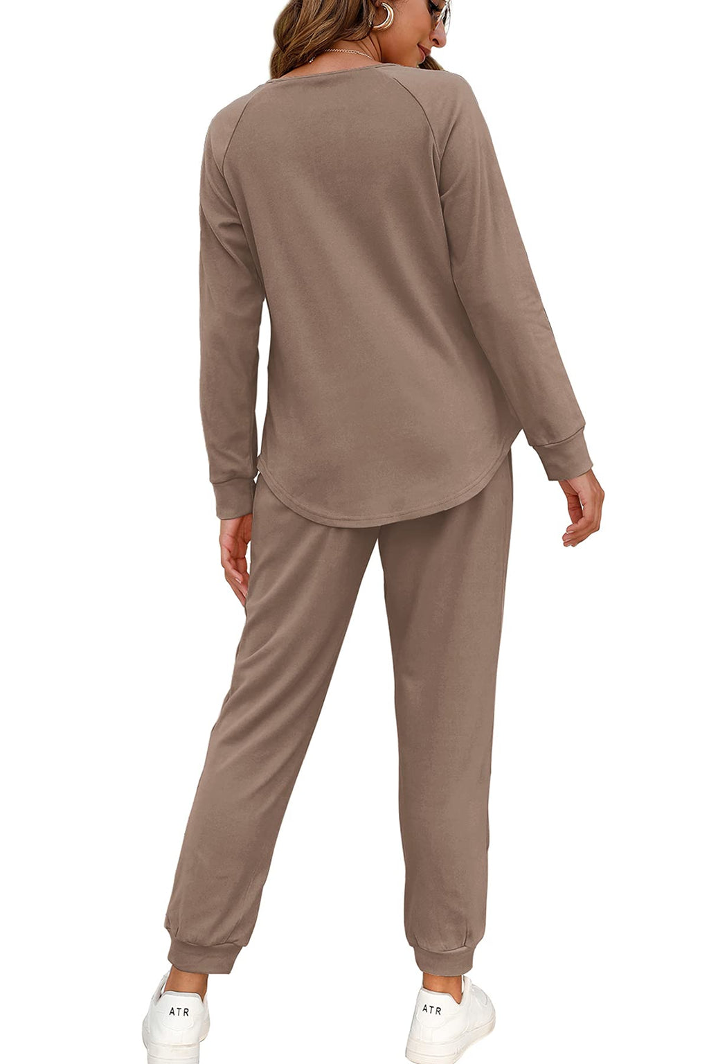 Women's Casual Button Sports Two-Piece Suit with Pockets (Buy 2 Free Shipping)