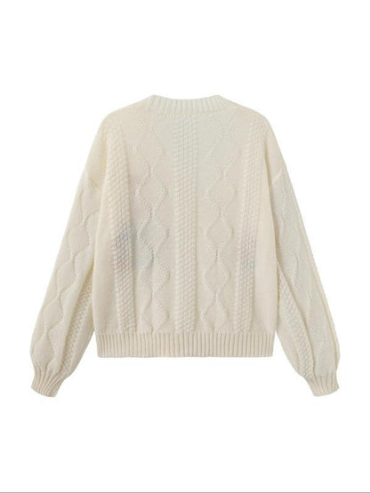 Embroidered Floral Knit Cardigan