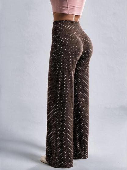 Women's high-waisted flared yoga pants
