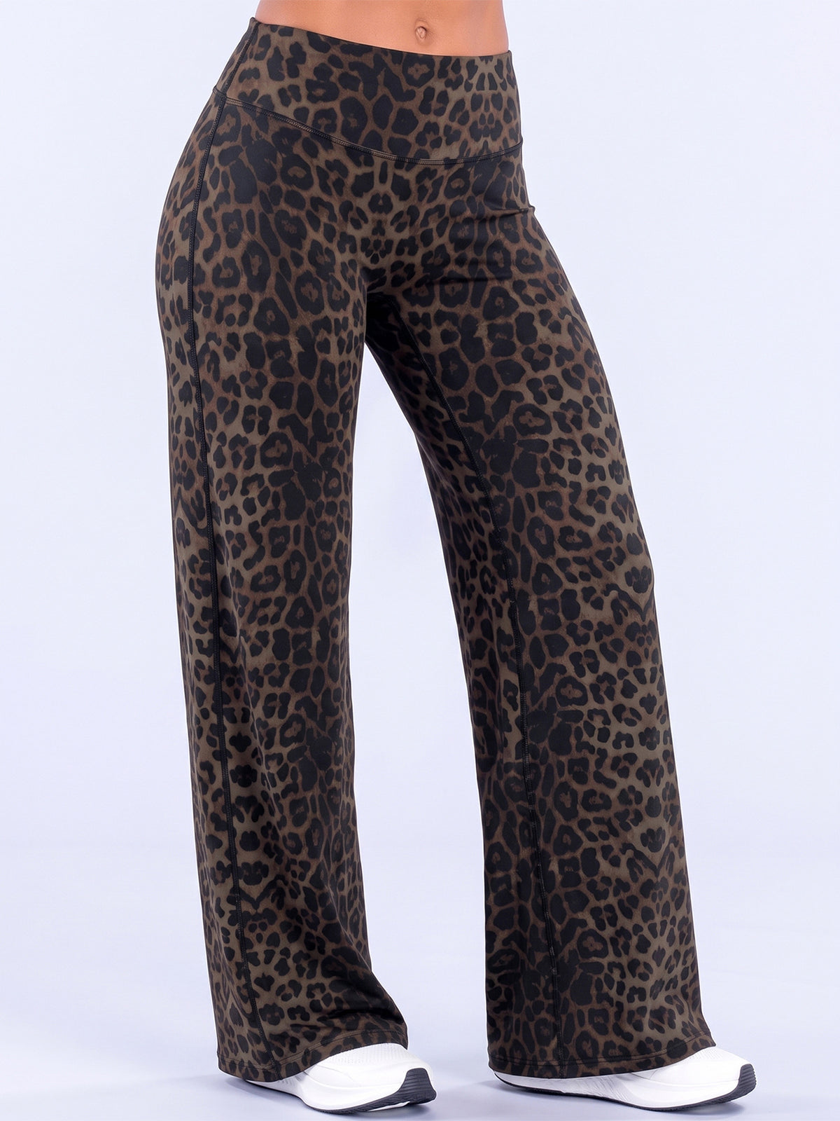Women's high-waisted flared yoga pants