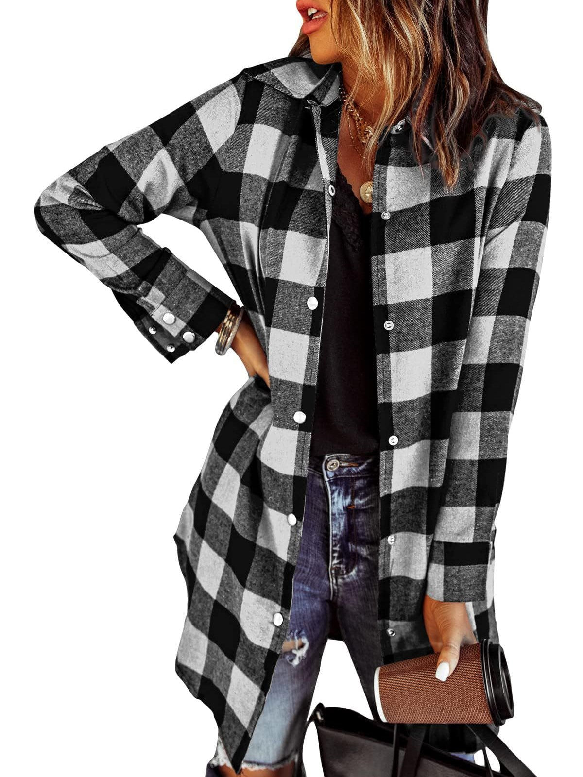 Women's Flannel Plaid Button Down Shirts (Buy 2 Free Shipping)