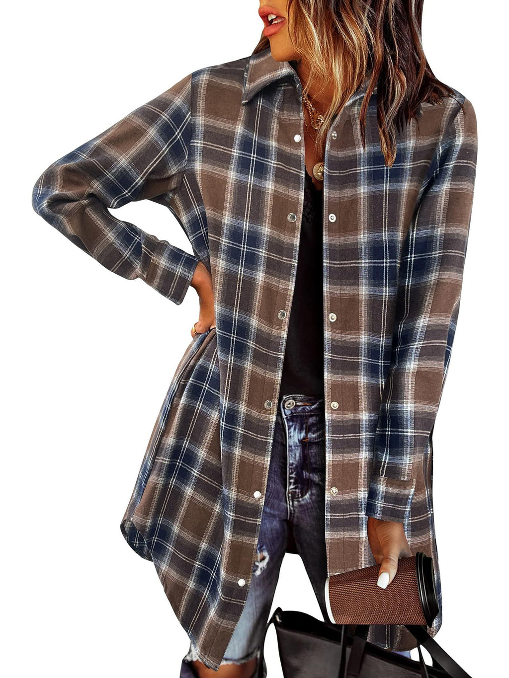 Women's Flannel Plaid Button Down Shirts (Buy 2 Free Shipping)