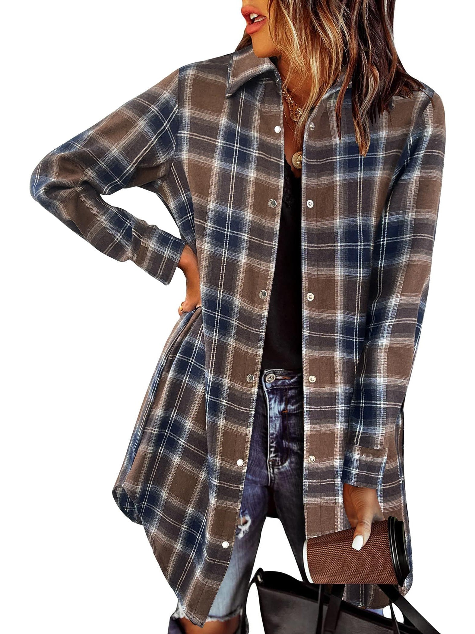 Women's Flannel Plaid Button Down Shirts (Buy 2 Free Shipping)
