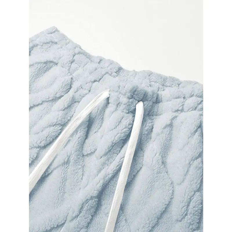 Women's Plush Textured Warm Lounge Pants
