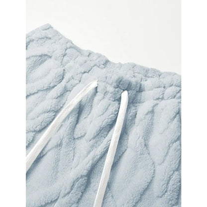 Women's Plush Textured Warm Lounge Pants
