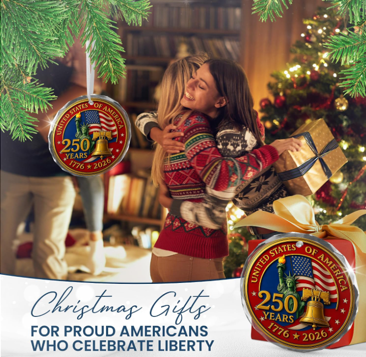 250 Anniversary USA Ornament for 4th of July Decorations