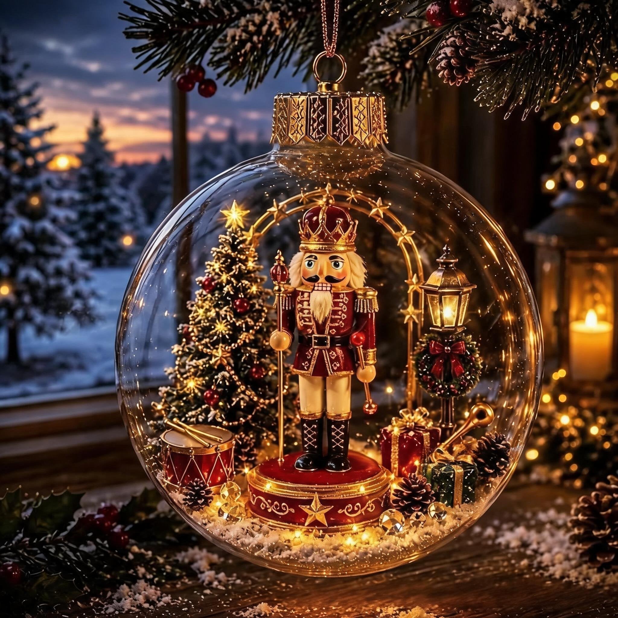 🔥 LAST DAY 49% OFF – 🎄Glowing Christmas Diorama Ornament