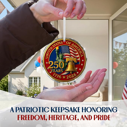 250 Anniversary USA Ornament for 4th of July Decorations