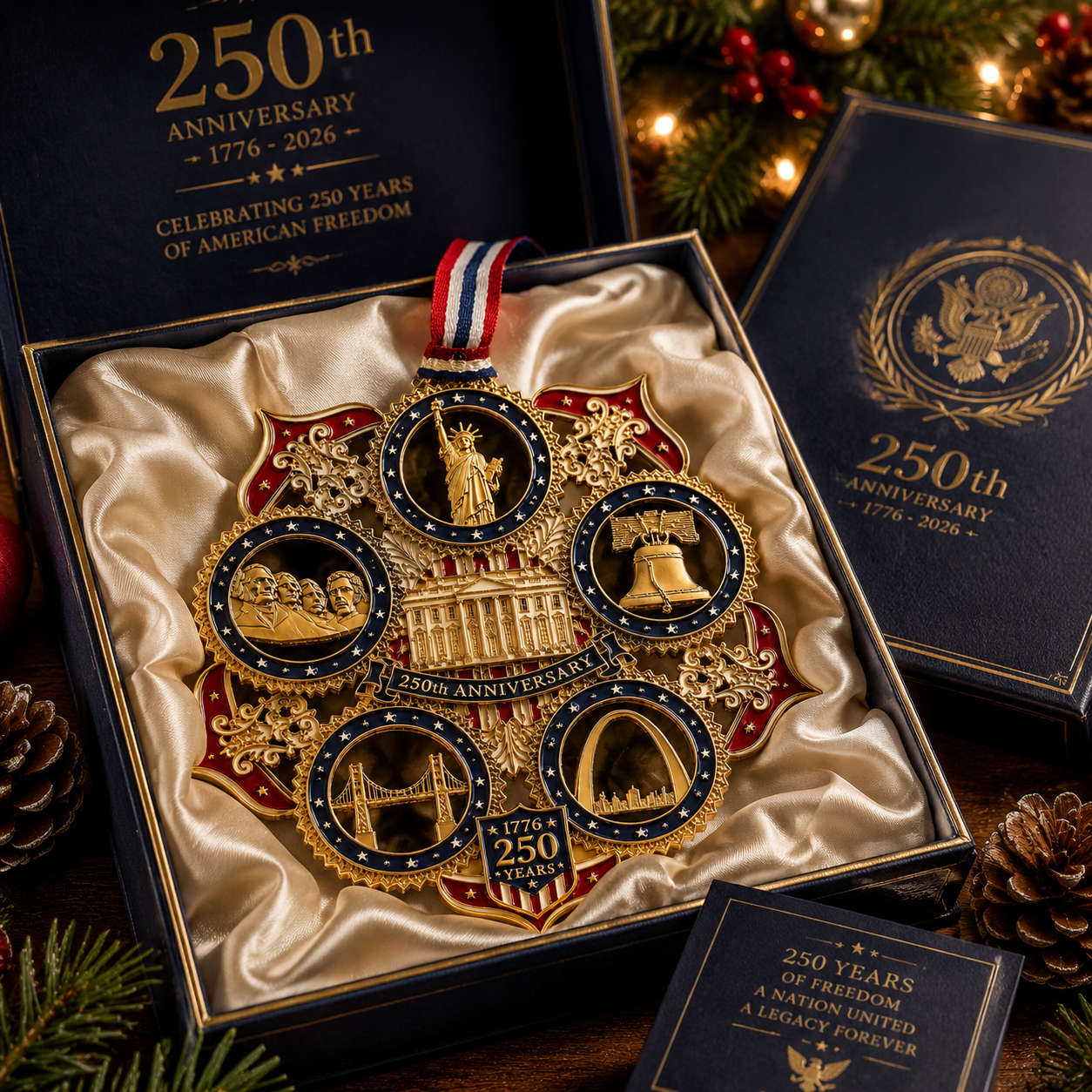 🔥Last 30pcs🔥✨ Limited anniversary edition✨⏰49% OFF!🔥250th Anniversary Christmas Tree Ornament