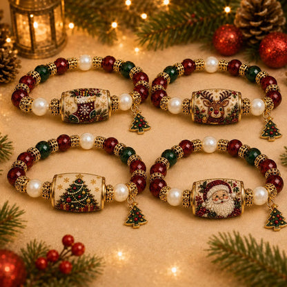 💥🎄🎄 Last Day 49% OFF – 🎄 Christmas Magic Collection Bracelet — Limited Edition