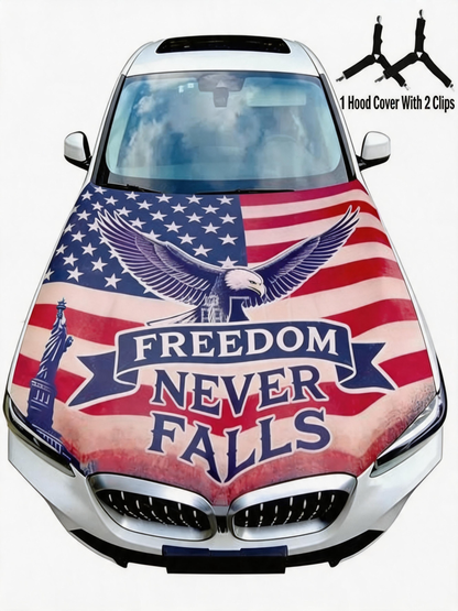 Patriotic American Flag Car Hood Cover 🇺🇸🚗