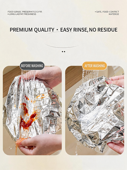 Elastic Aluminum Foil Food Stretch Cover 🍽️