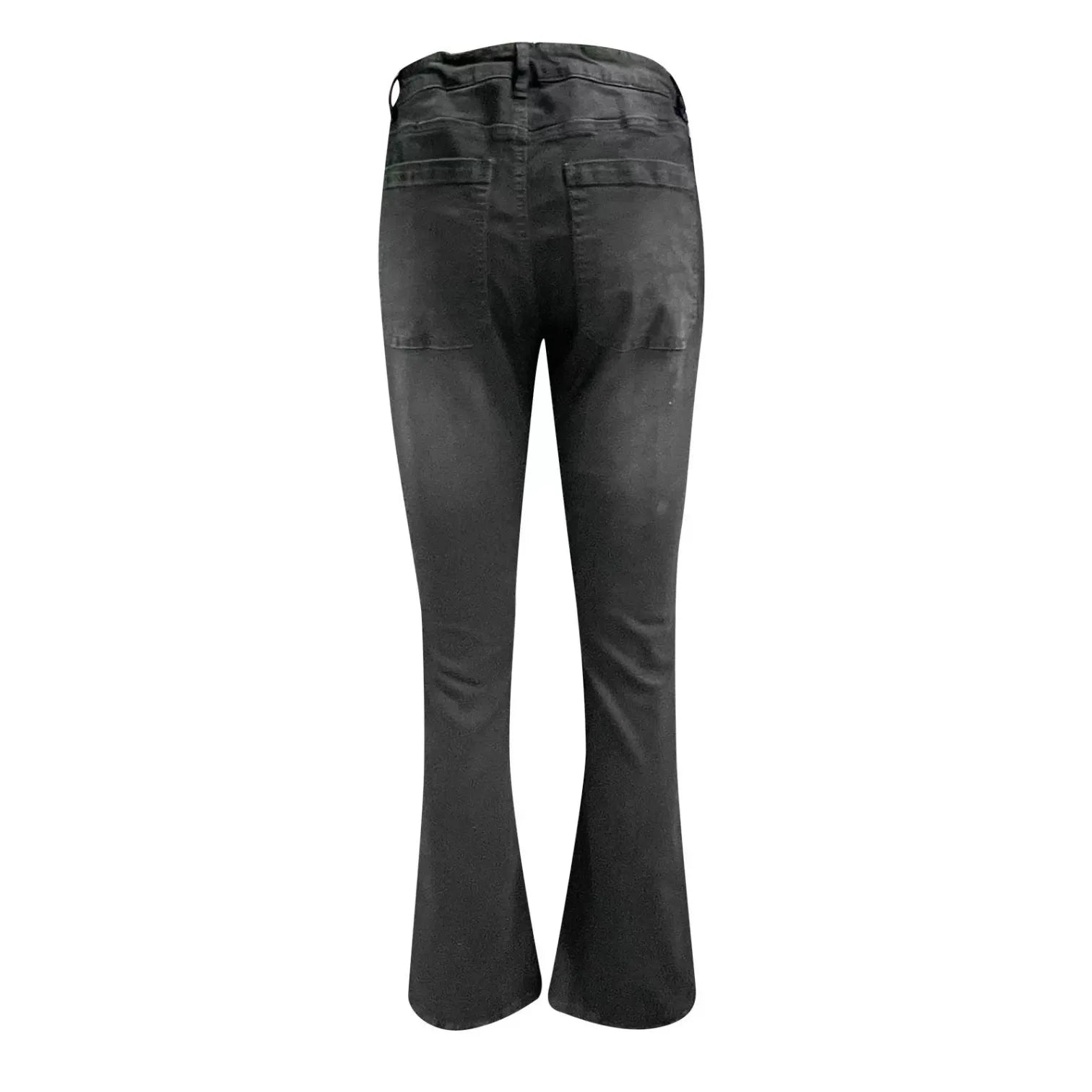 70S HIGH RISE STRETCHY BUTTONS BELL BOTTOM JEANS(Buy 2 Free Shipping)