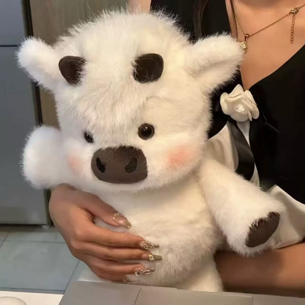 Cute Running Animal Plush Toy Collection 🐷🐮🐼✨