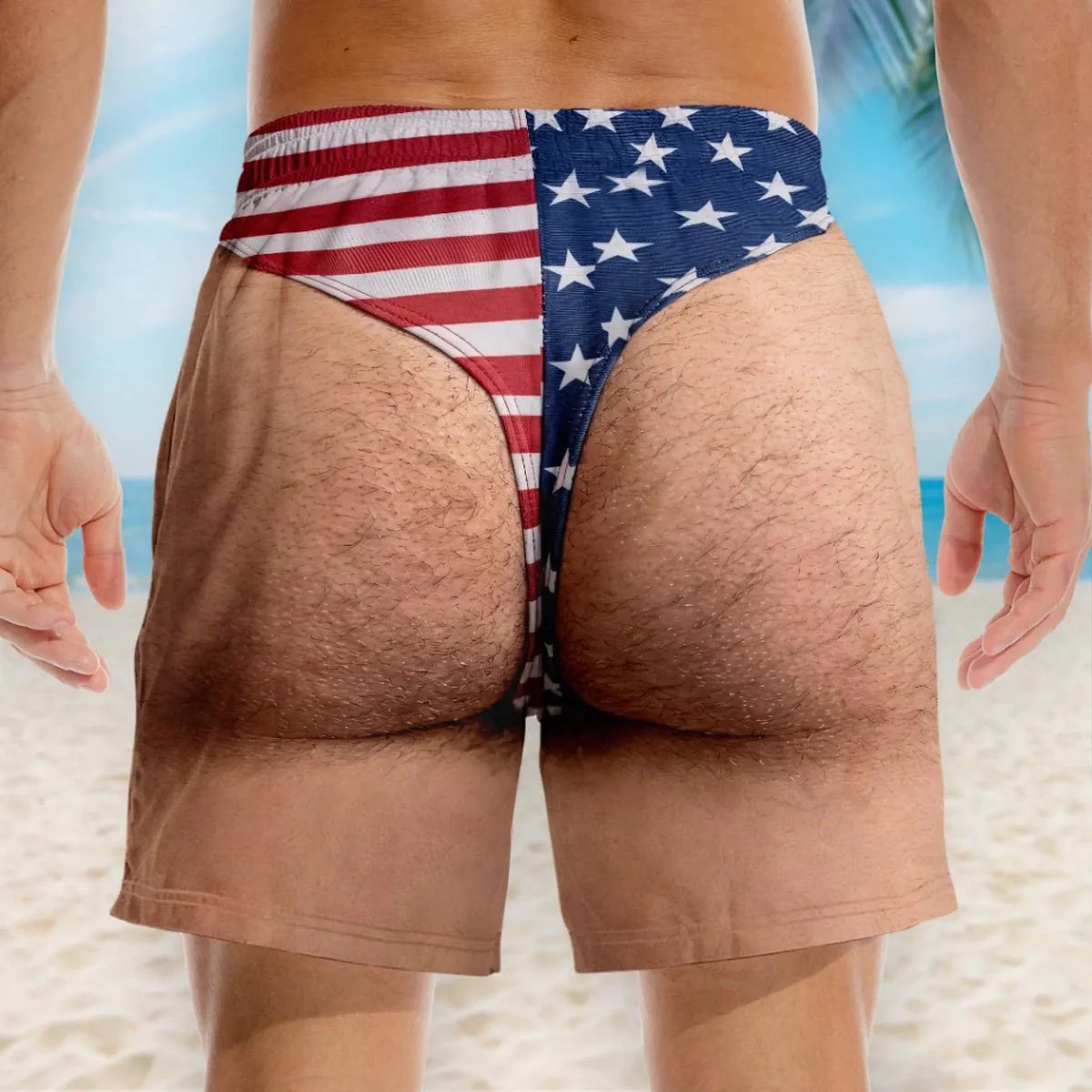 🇺🇸 Funny Patriotic Men’s Swim Trunks – Freedom & Chill Summer Beach Shorts 🏖️ (📦Buy 2 Free Shipping)