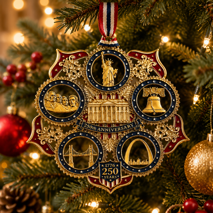 🔥Last 30pcs🔥✨ Limited anniversary edition✨⏰49% OFF!🔥250th Anniversary Christmas Tree Ornament