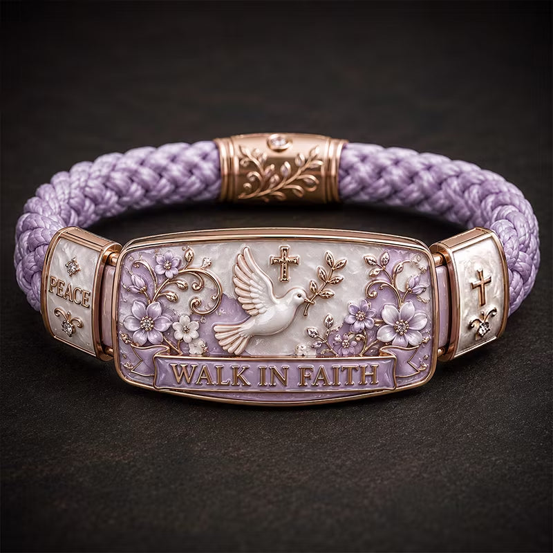 ✝️ Walk in Faith Bracelet – Wear Your Peace and Grace on Your Wrist.