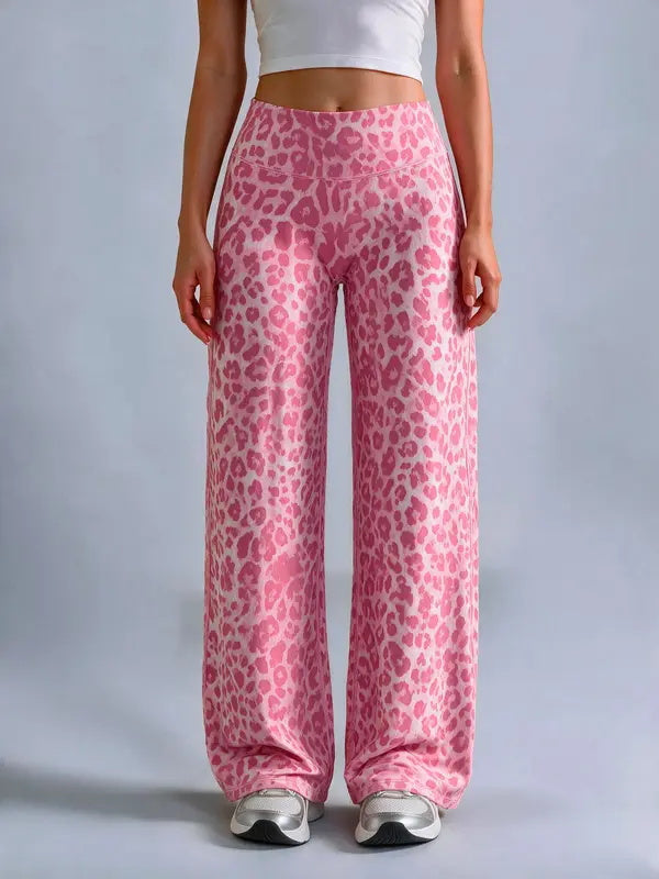 Women's high-waisted flared yoga pants