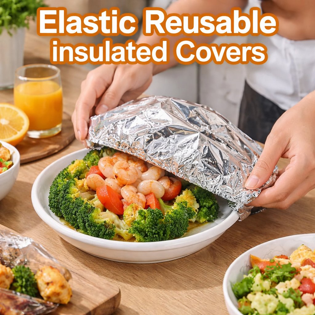 🥘Aluminum Foil Heat Shield Covers – No Plastic