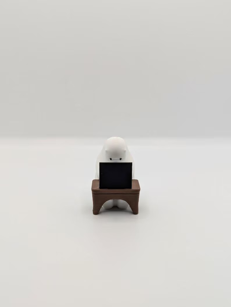 Mini Working Polar Bear Figurine