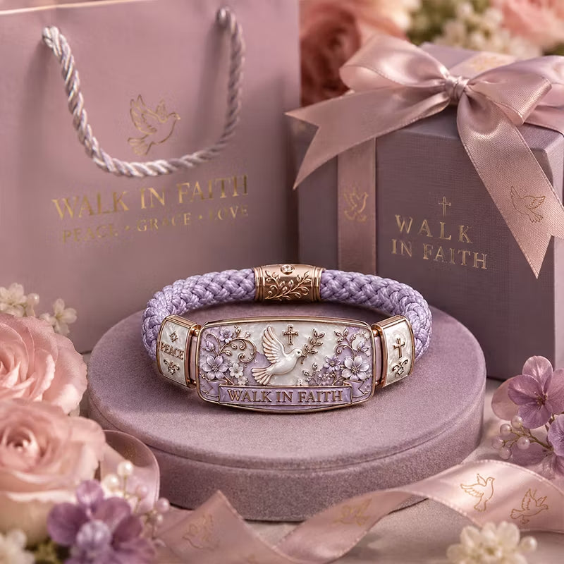 ✝️ Walk in Faith Bracelet – Wear Your Peace and Grace on Your Wrist.