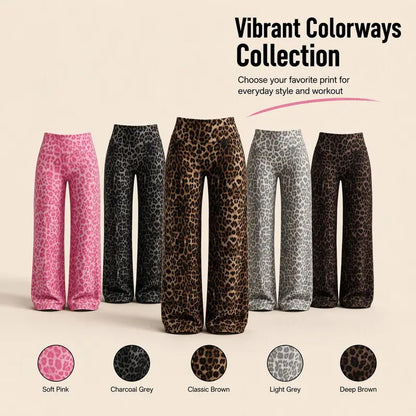 Women's high-waisted flared yoga pants