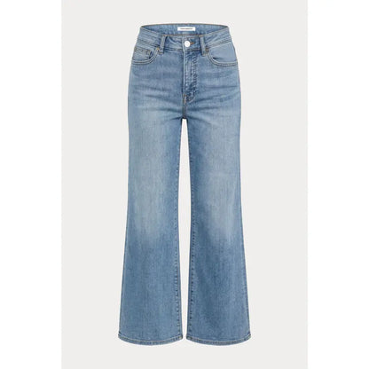 Women’s High Waist Wide Leg Palazzo Ankle Jeans