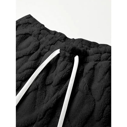 Women's Plush Textured Warm Lounge Pants