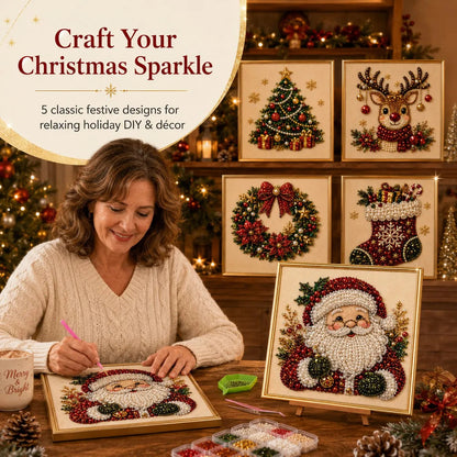 🎨💎DIY Christmas Pearl Diamond Painting Art Kit