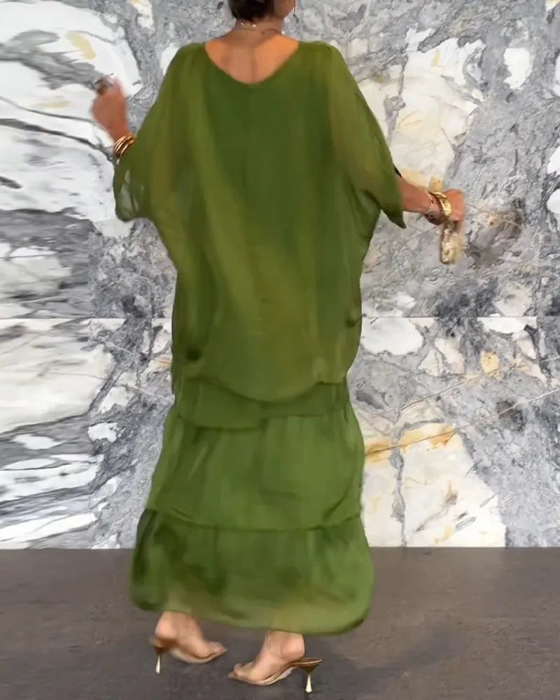 ARTISTIC STYLE CHIFFON LOOSE DRESS(BUY 2 FREE SHIPPING)