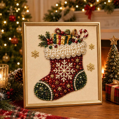 🎨💎DIY Christmas Pearl Diamond Painting Art Kit