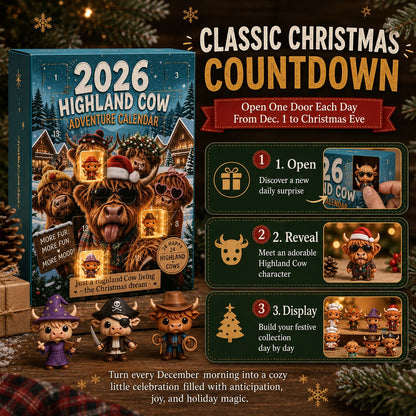 🐂🎁2026 Highland Cow Advent Calendar | Every Day Brings New Surprises
