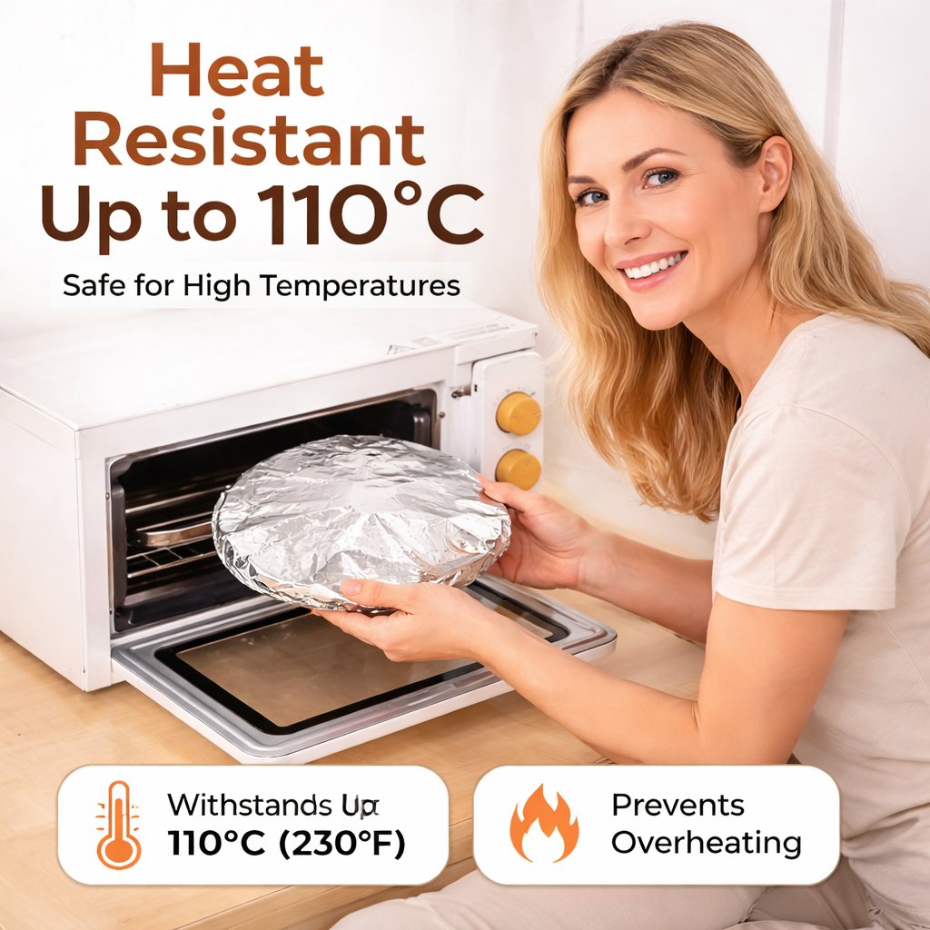 🥘Aluminum Foil Heat Shield Covers – No Plastic