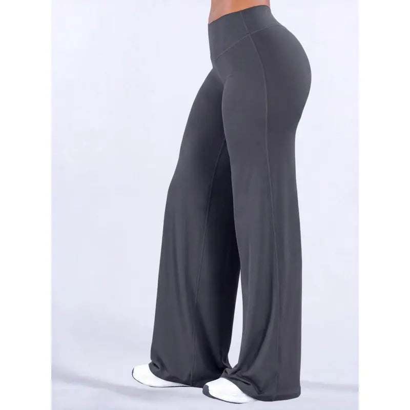 Women's high-waisted flared yoga pants