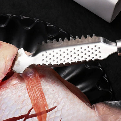 🐟2-in-1 Stainless Steel Fish Scaler