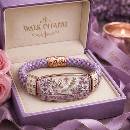 ✝️ Walk in Faith Bracelet – Wear Your Peace and Grace on Your Wrist.