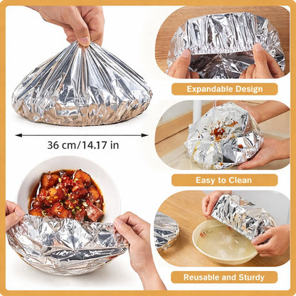 🥘Aluminum Foil Heat Shield Covers – No Plastic