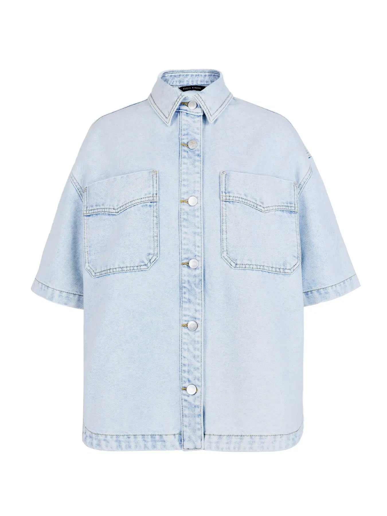 Women's Denim Coats, Jacket, Casual Short Sleeve Shirt Top for Summer