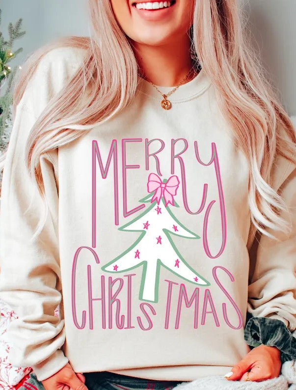 Retro Merry Christmas Sweatshirt (Buy 2 Free Shipping)