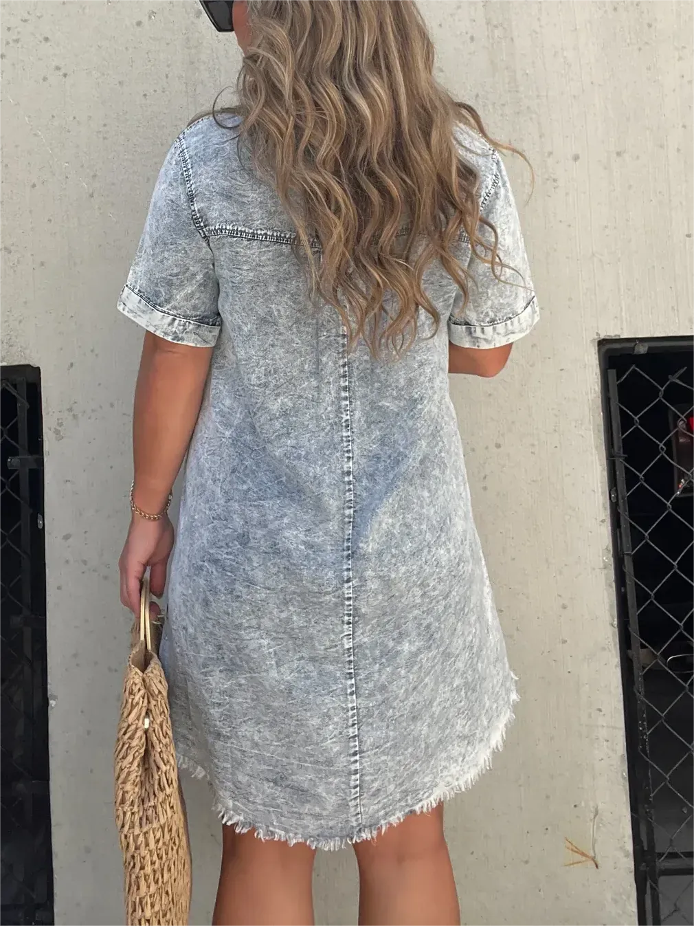 100% Tencel/Lyocell Material Silk Feeling Womens Washed Shirt Dress(Buy 2 Free Shipping)