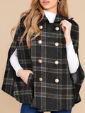 Women's Plaid Winter Cape Coat (Buy 2 Free Shipping)