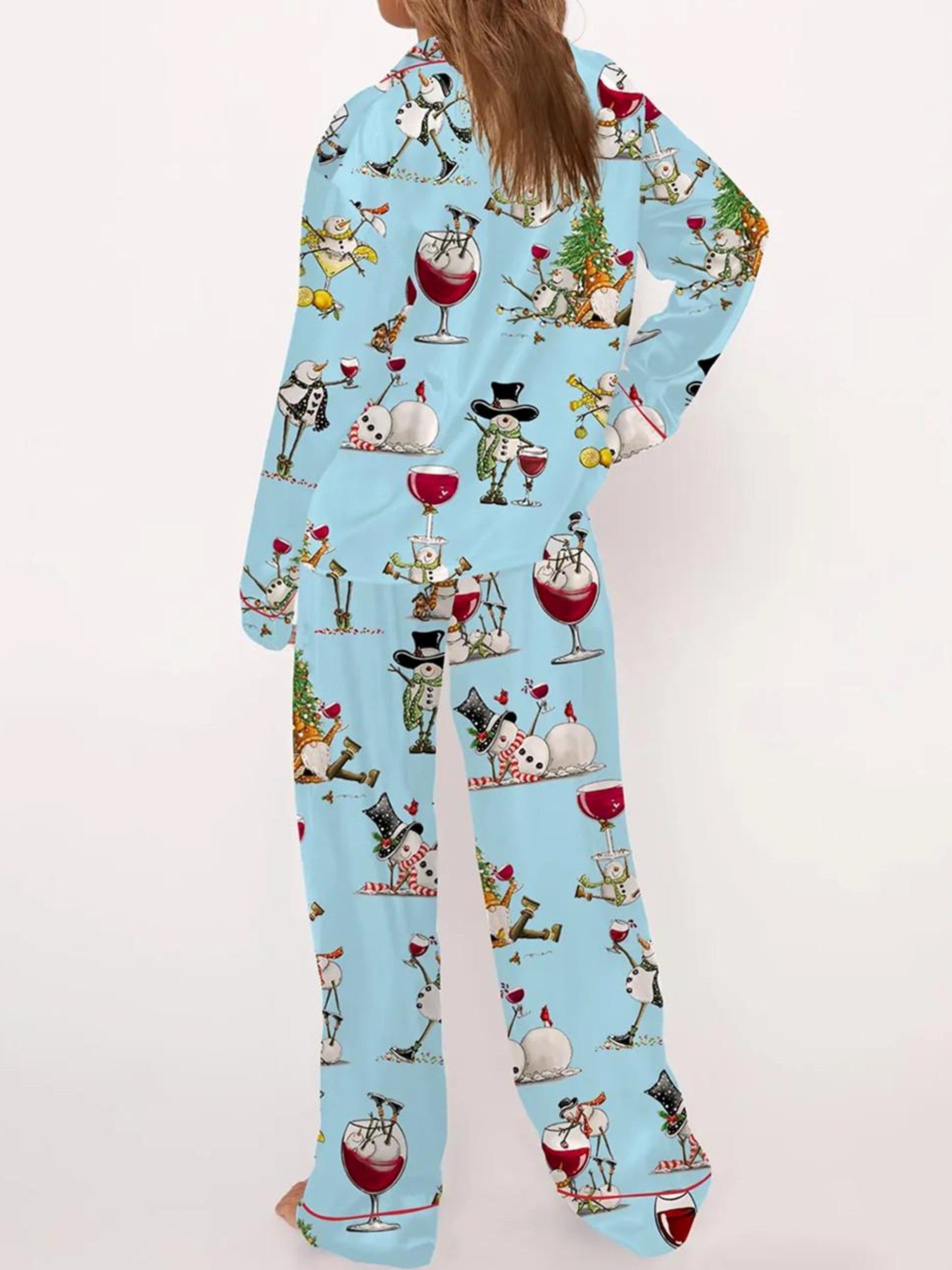 Women's Tipsy Snowman Pajama Set（Buy 2 Free Shipping）