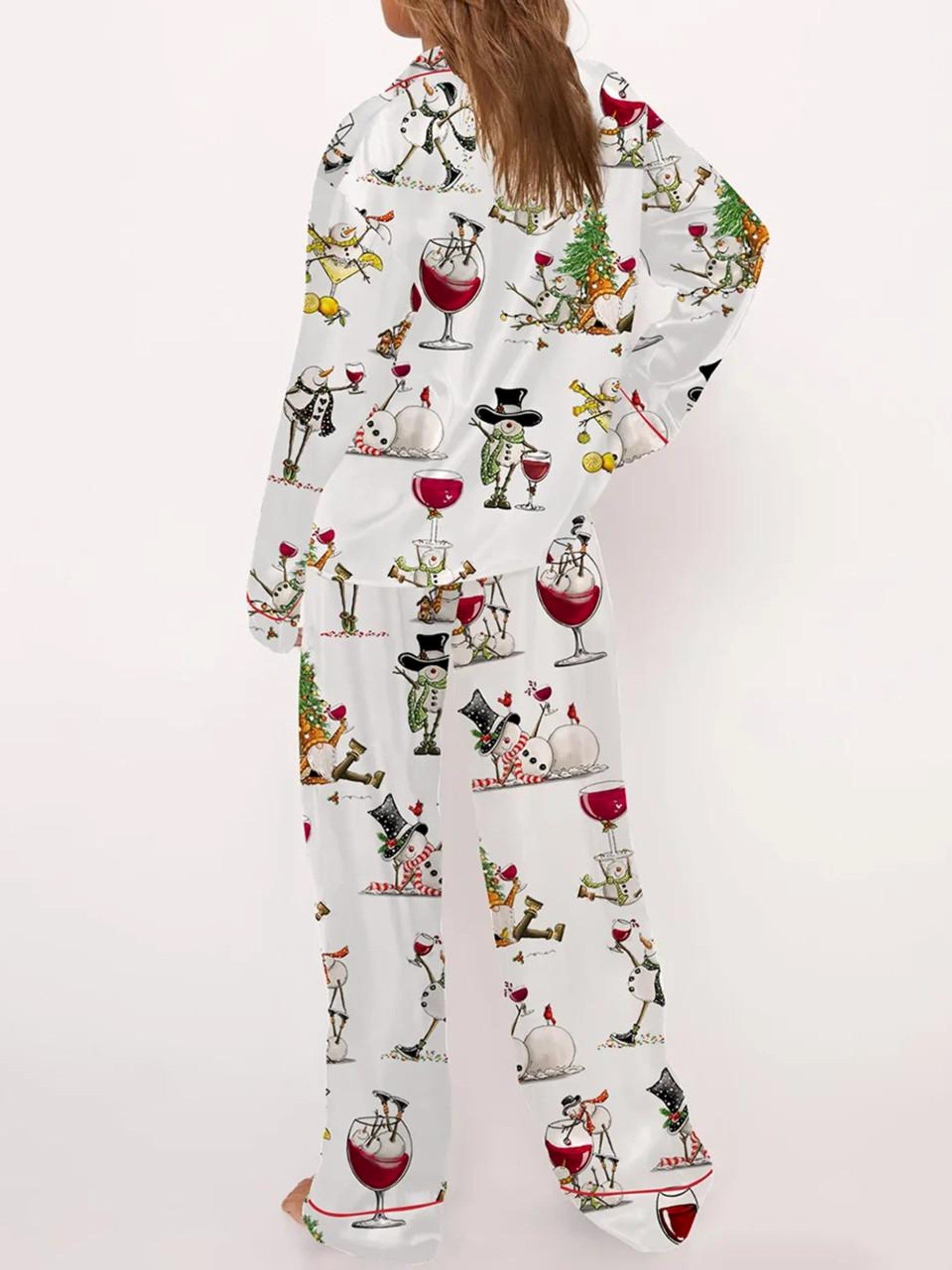 Women's Tipsy Snowman Pajama Set（Buy 2 Free Shipping）