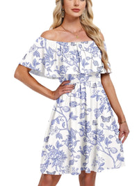 Blue White