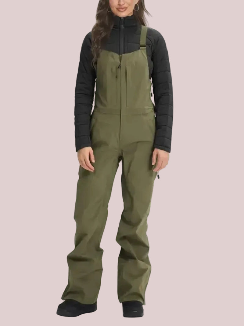 Women's Insulated Waterproof Snow Bibs